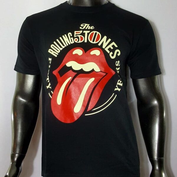 polera manga corta the rolling stones 50 years