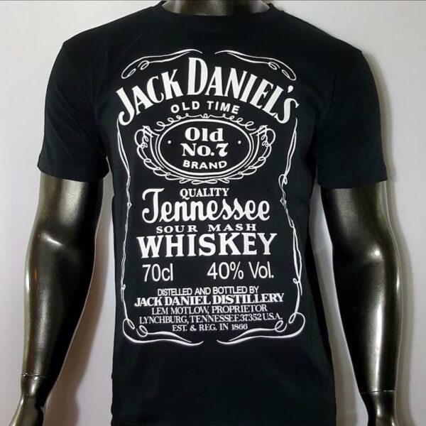 polera manga corta jack daniels