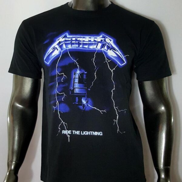 polera manga corta metallica ride the lightning