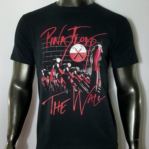 polera manga corta pink floyd the wall