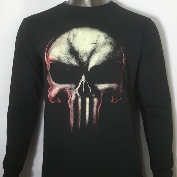 polera manga larga the punisher