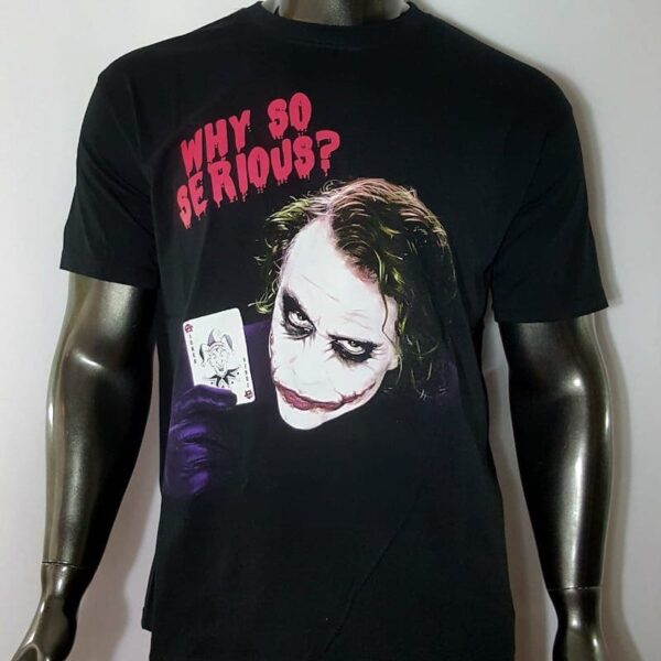 polera manga corta joker why so serious