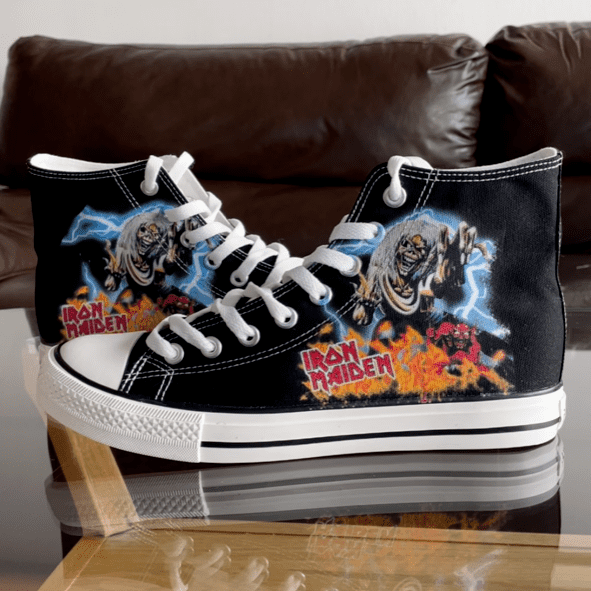 zapatilla iron maiden number of the beast
