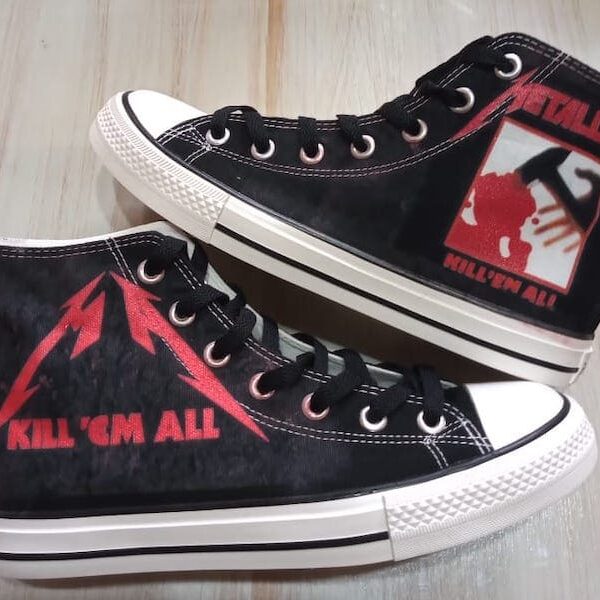 zapatilla metallica kill em all