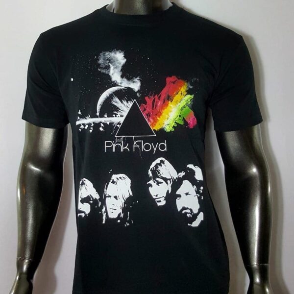 polera manga corta pink floyd dark side of the moon tour