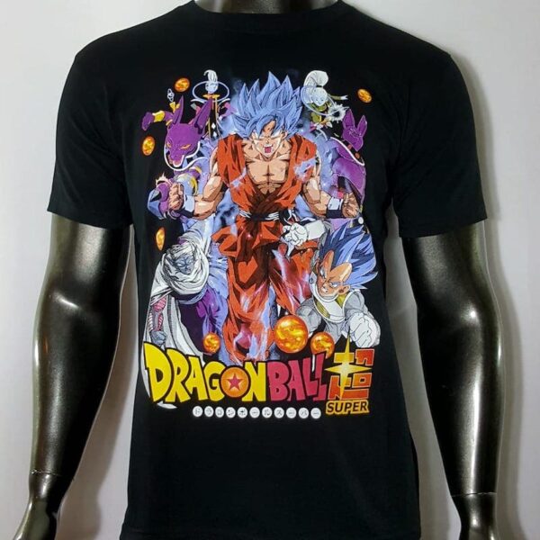polera manga corta dragon ball