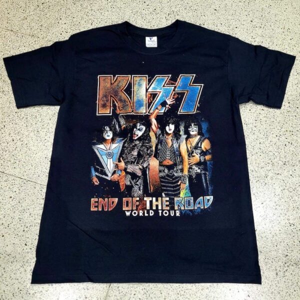 polera manga corta kiss end of the road