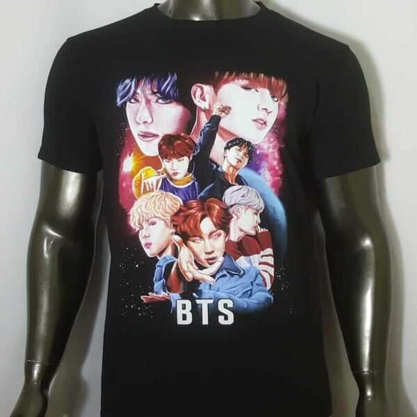 polera manga corta BTS