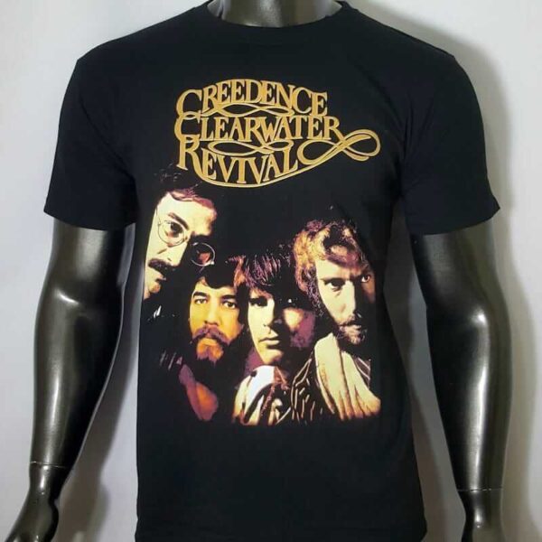 polera manga corta creedence