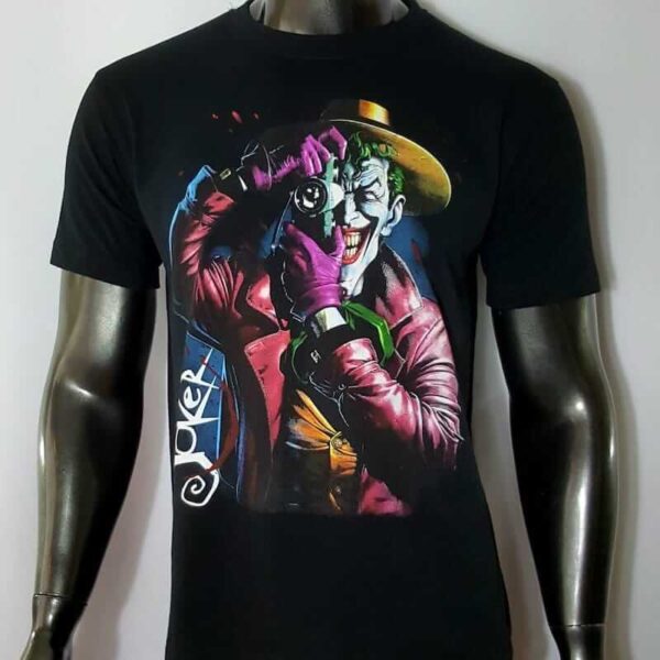 polera manga corta joker camara foto