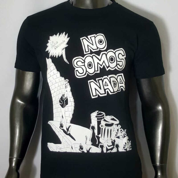 polera manga corta la polla records no somos nada