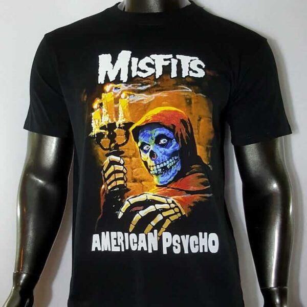 polera manga corta misfits american psycho