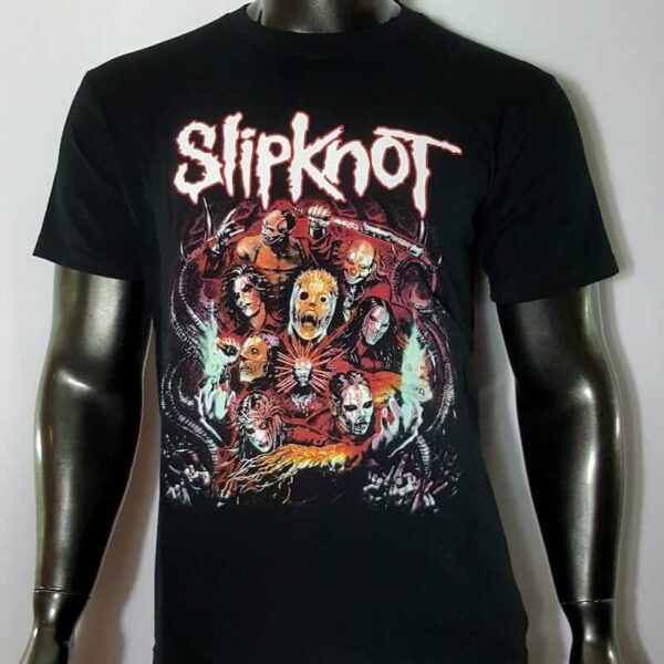 polera manga corta slipknot