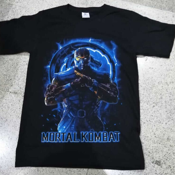 polera manga corta mortal kombat