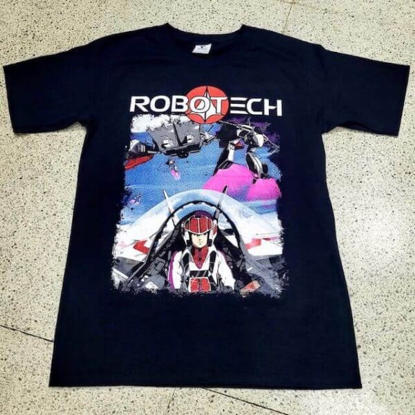 polera manga corta robotech