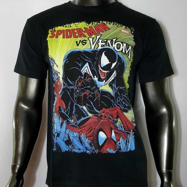 polera manga corta spiderman vs venom