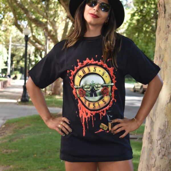 polera guns n roses logo