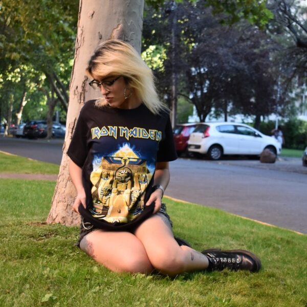polera iron maiden somewhere back in time